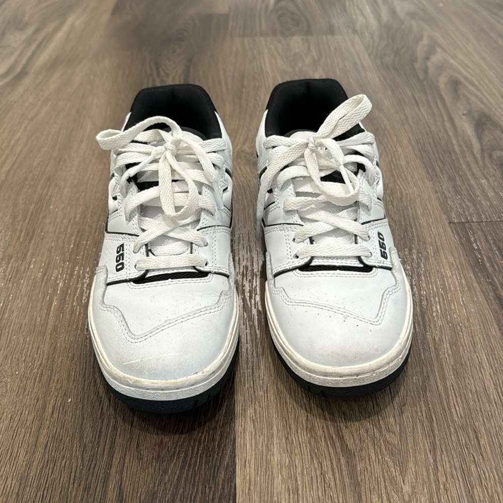 New Balance White and Black Women's Sneakers